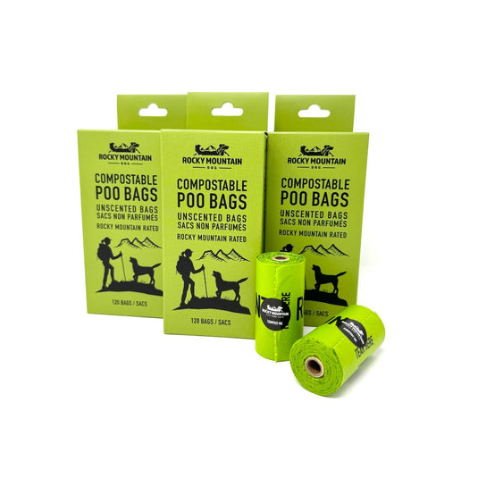 3 pack - Compostable Dog Poop Bags - Rocky Mountain Dog
