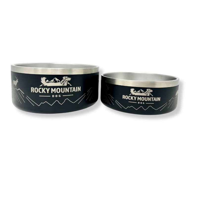 Load image into Gallery viewer, Rocky Mountain Dog Stainless Steel Dog bowls