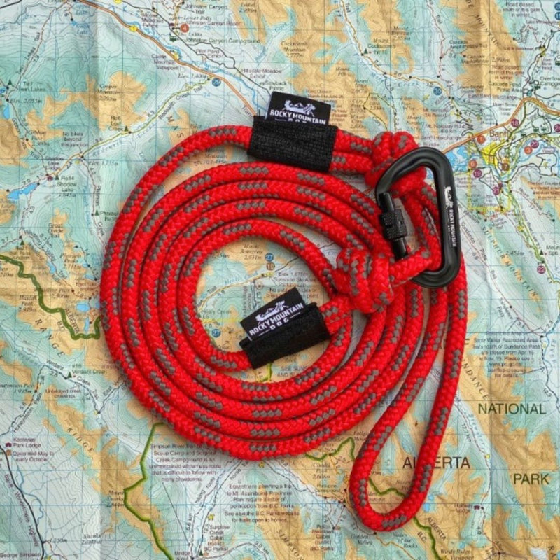 Load image into Gallery viewer, The Mountain Lakes Dog Rope Leash - Rocky Mountain Dog