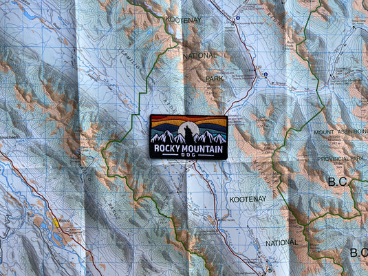 Rocky Mountain Wolf Moon Patch - Rocky Mountain Dog