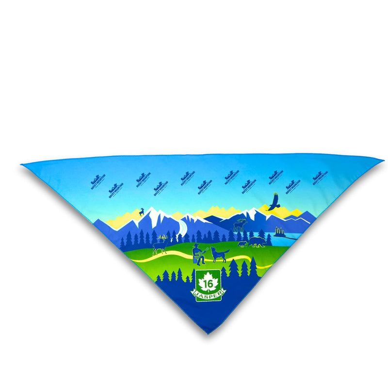 Load image into Gallery viewer, Jasper National Park Dog Bandana - Rocky Mountain Dog

