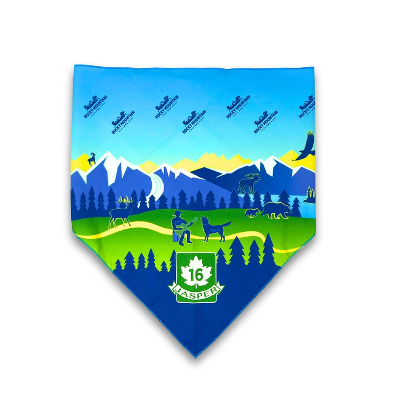 Load image into Gallery viewer, Jasper National Park Dog Bandana - Rocky Mountain Dog
