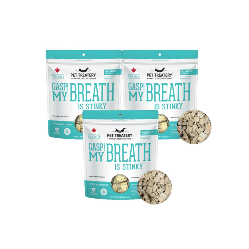 Load image into Gallery viewer, Gasp! My Breath is Stinky - Nutra Bites Oral Health Dog Biscuits 240g - Rocky Mountain Dog
