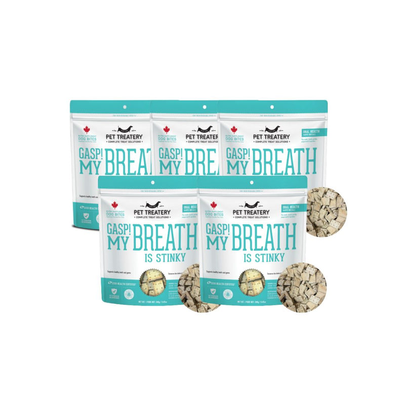 Load image into Gallery viewer, Gasp! My Breath is Stinky - Nutra Bites Oral Health Dog Biscuits 240g - Rocky Mountain Dog
