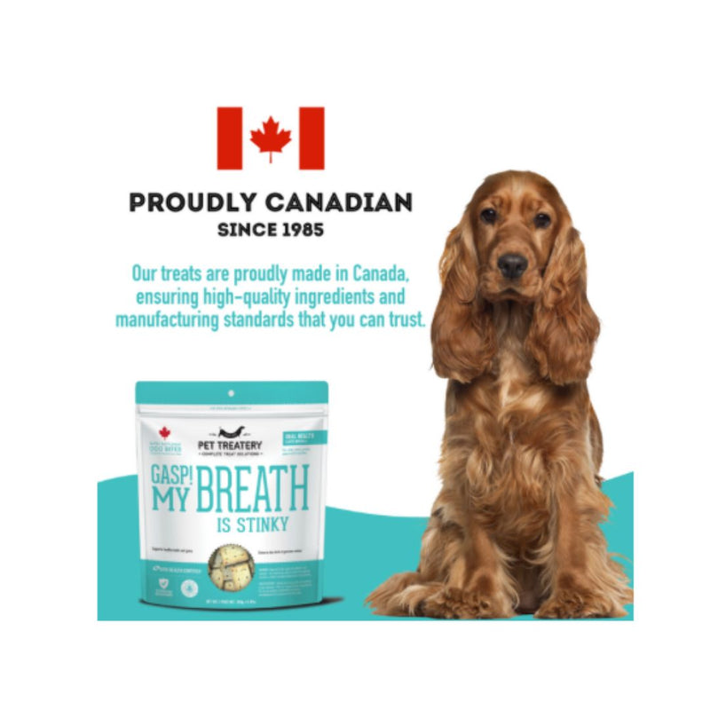 Load image into Gallery viewer, Gasp! My Breath is Stinky - Nutra Bites Oral Health Dog Biscuits 240g - Rocky Mountain Dog
