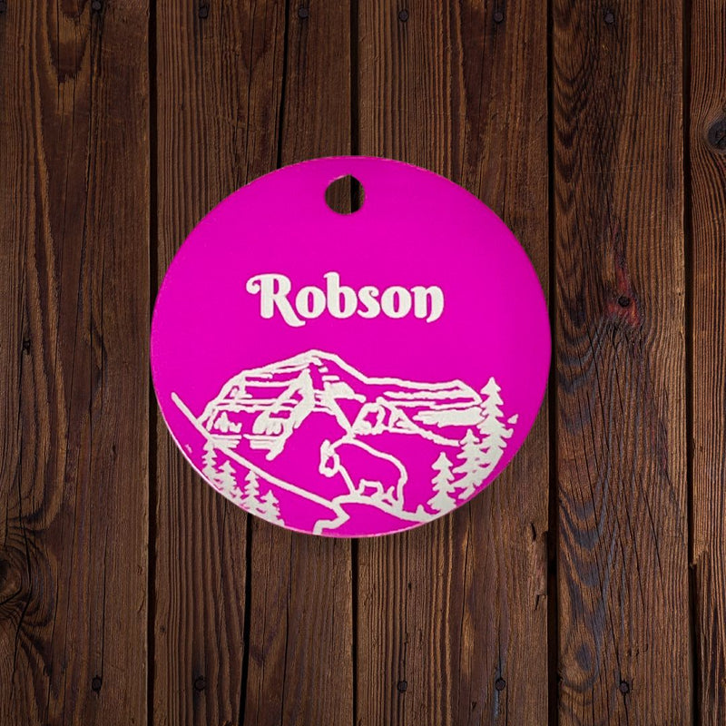 Load image into Gallery viewer, Personalized Aluminum Dog ID Tag 1&quot;
