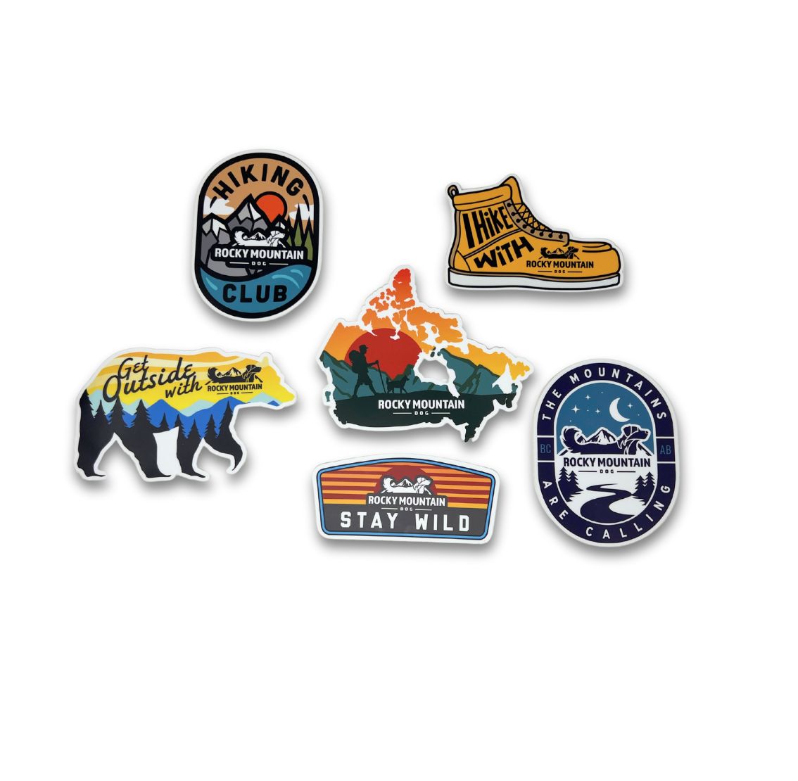 RMD 6 Pack Stickers