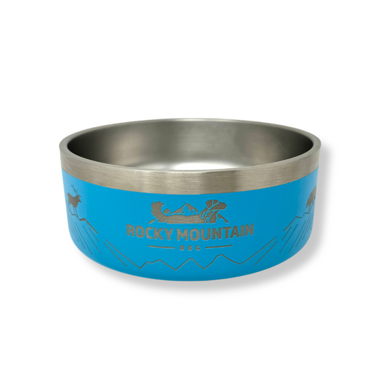 Black Dog Bowls Pro Stainless Steel Non Skid Dishes Hip Design 4 sizes  Available 