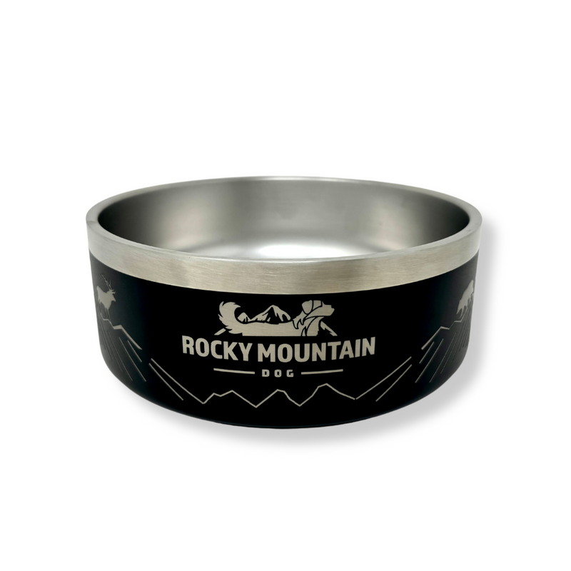 Load image into Gallery viewer, Rocky Mountain Dog Stainless Steel Dog bowls
