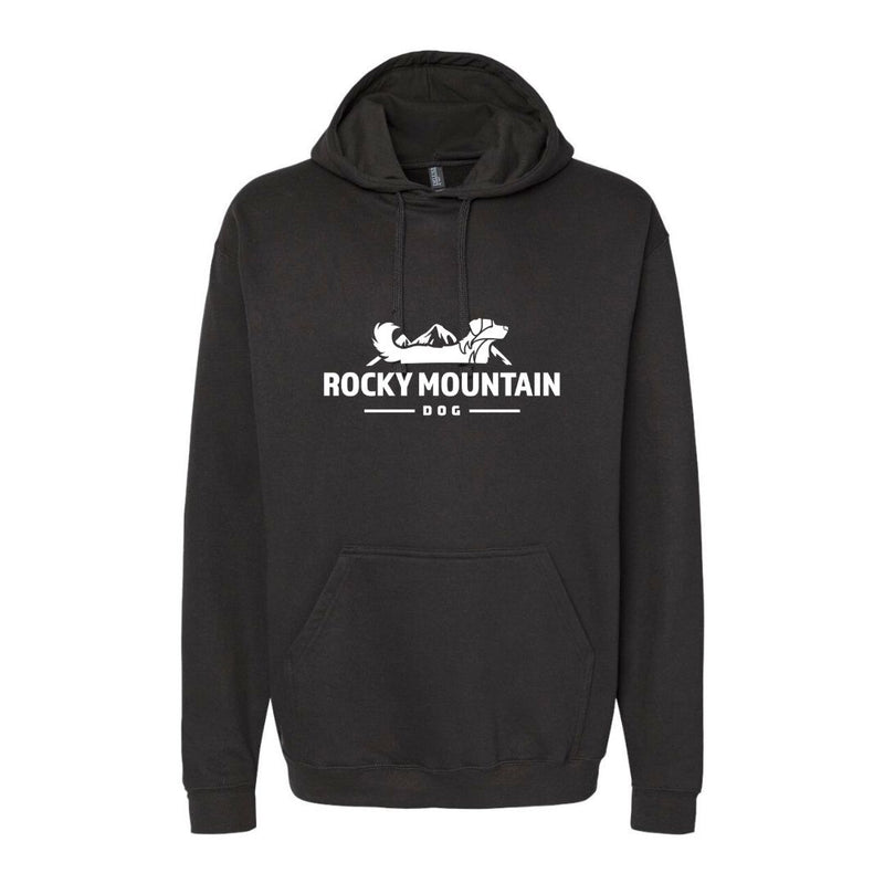 Load image into Gallery viewer, black rocky mountain dog hoodie
