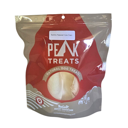 RMD Peak Treats - Jumbo Natural Cow Ears