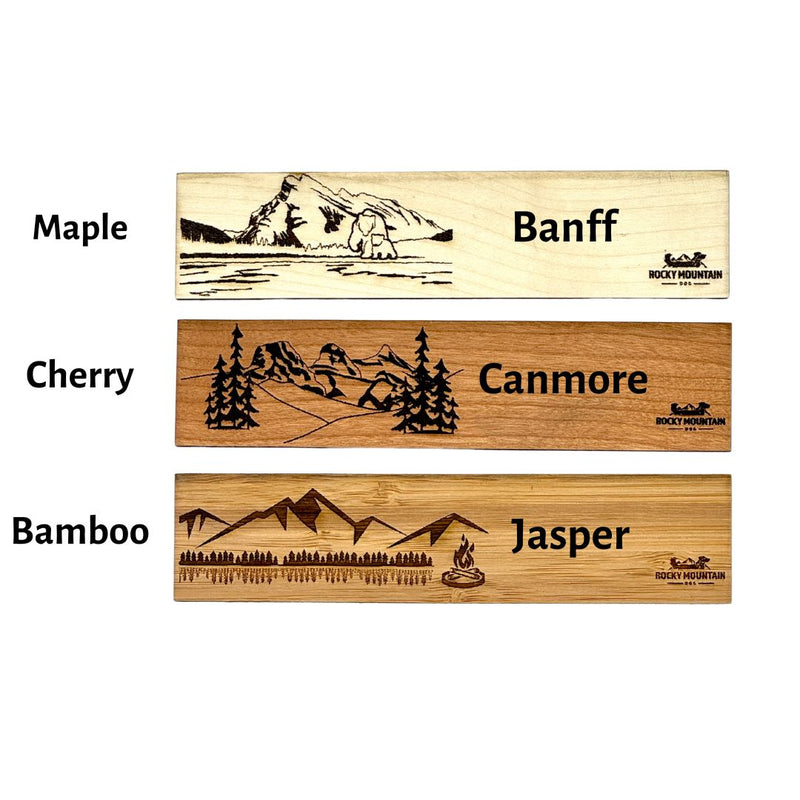 Load image into Gallery viewer, RMD Wood Dog Name Plaque
