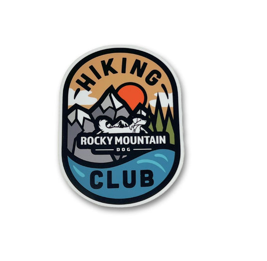 Hiking Club Sticker