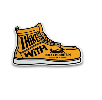 I Hike With RMD Sticker