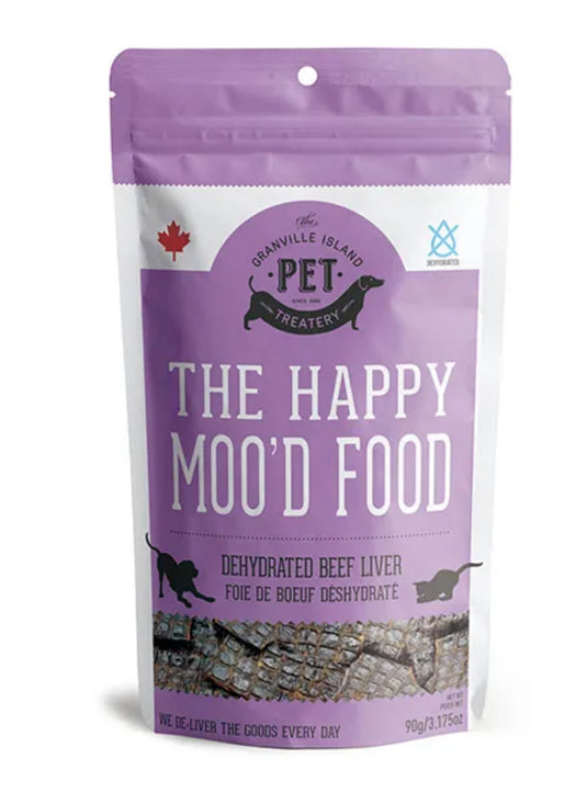 Granville Island Pet Treatery Happy Moo'D Food Dehydrated Protein Beef Liver Treat For Dogs