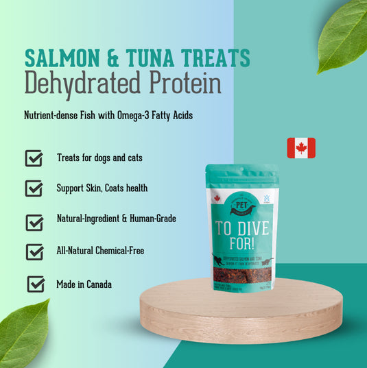 Granville Island Pet Treatery Dehydrated Protein Wild Salmon & Tuna Treat For Dogs