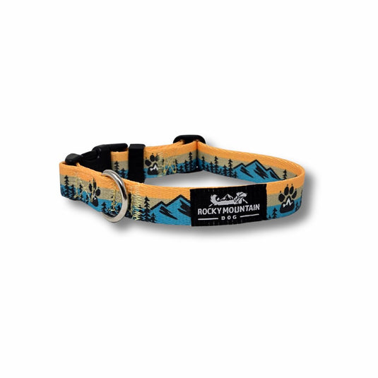 Paw Mountain Dog Collar - Rocky Mountain Dog