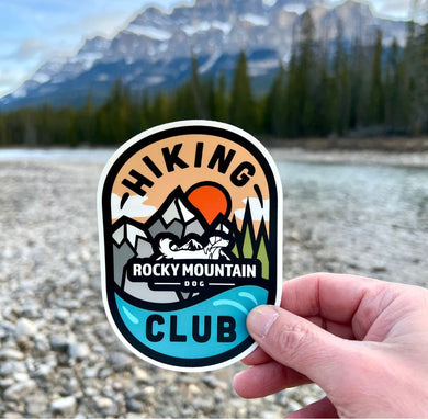 Hiking Club Sticker