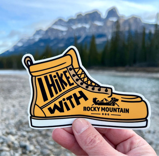 I Hike With RMD Sticker