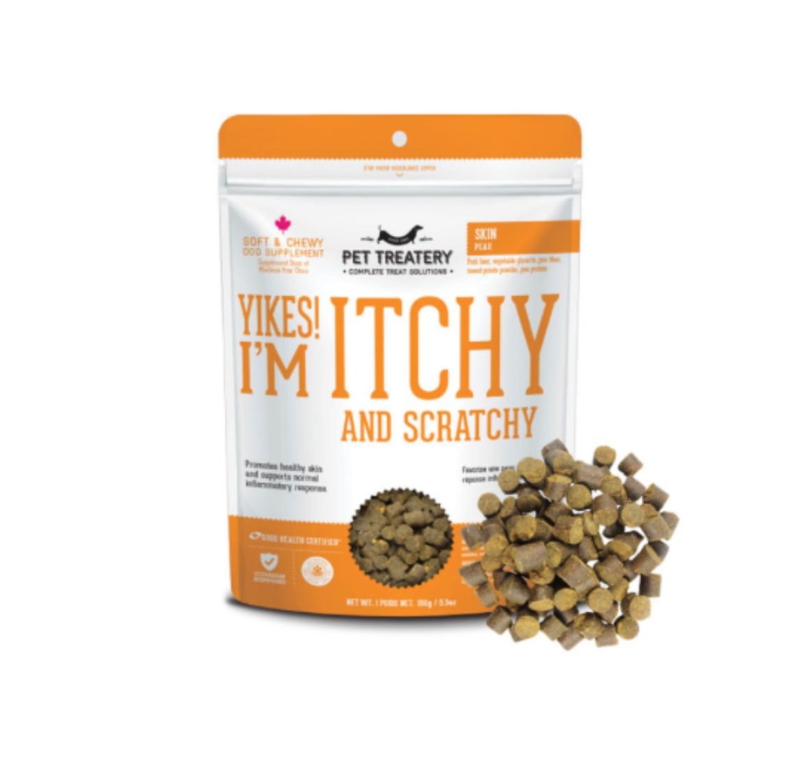Granville Island Pet Treatery Yikes! I'm Itchy And Scratchy - Soft & Chewy Dog Supplement