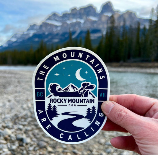 The Mountains Are Calling Sticker