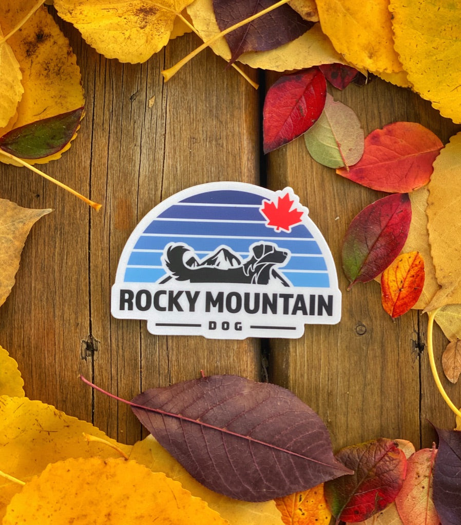 RMD Blue Sunrise Die Cut Sticker
