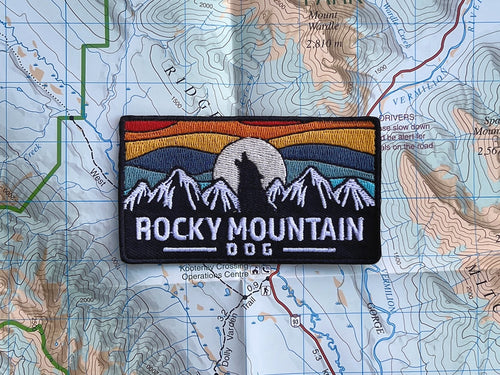Rocky Mountain Wolf Moon Patch