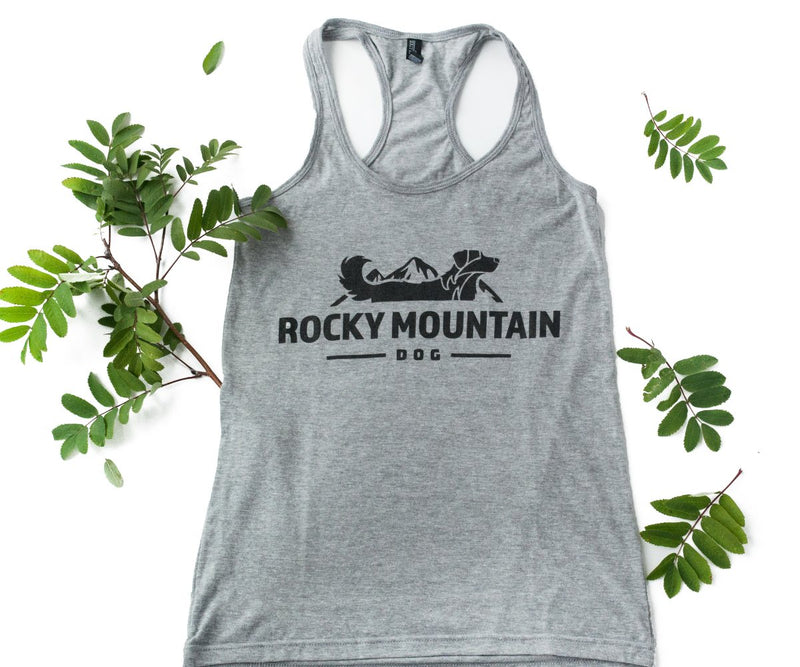 Load image into Gallery viewer, Racerback grey Tank Top

