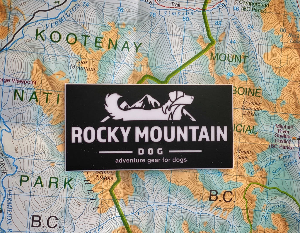 RMD Rectangle Black Sticker