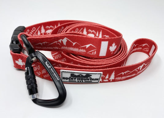 red canadian rockies leash