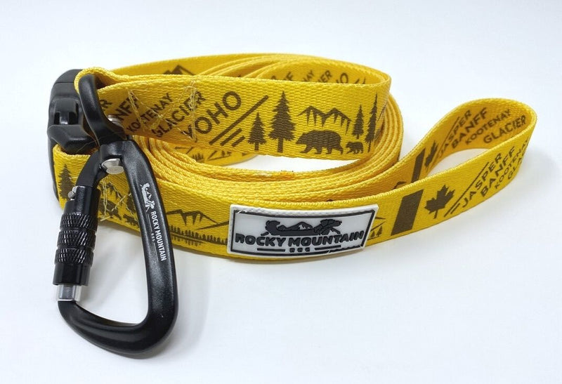Load image into Gallery viewer, yellow canadian rockies leash
